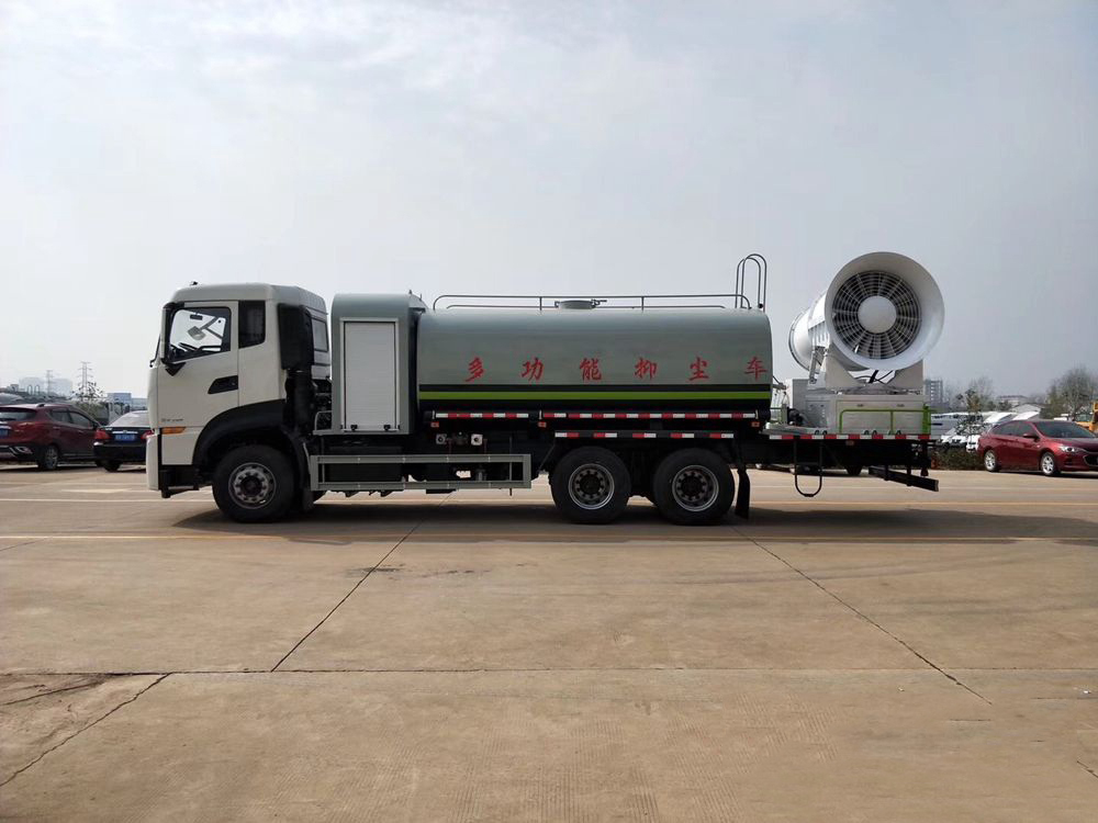 國(guó)六16方東風(fēng)天龍后雙橋抑塵車60-120米