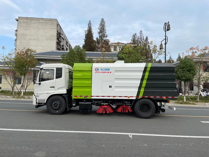國六東風(fēng)天錦掃路車-程力洗掃車廠家